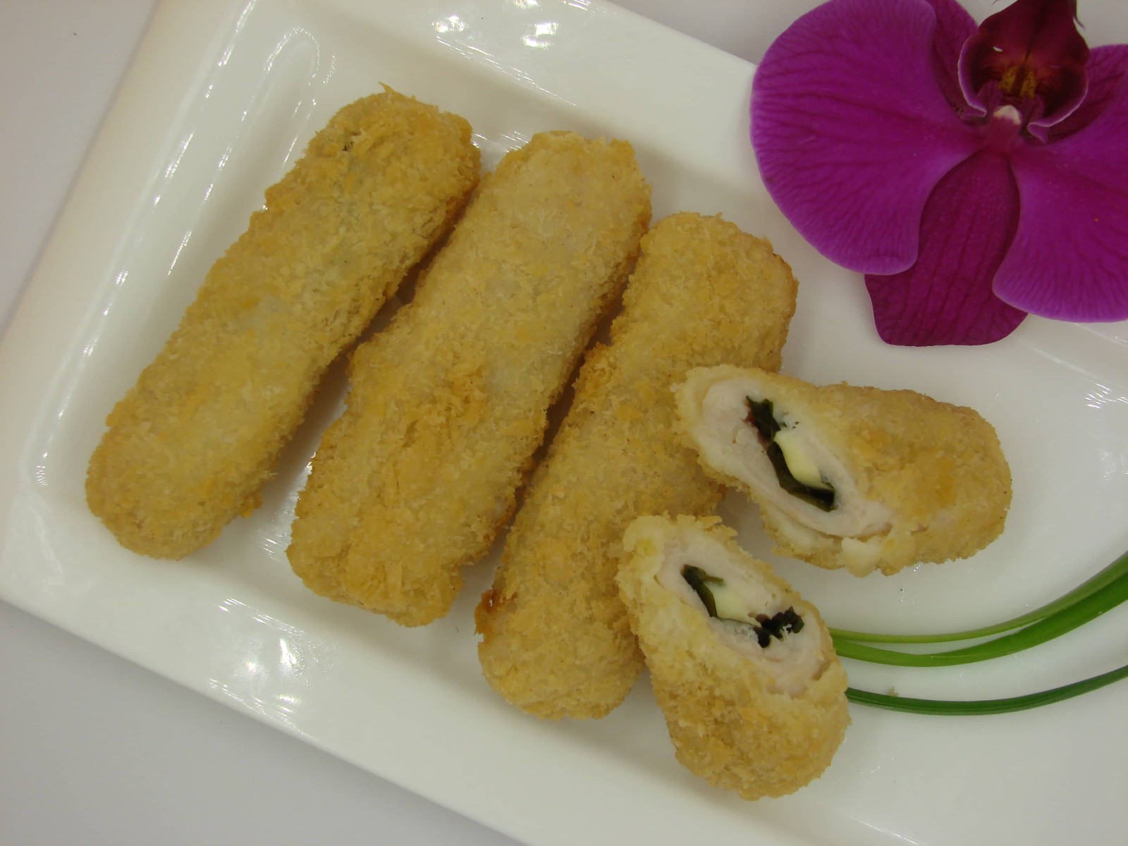 小胸肉紫苏奶酪卷